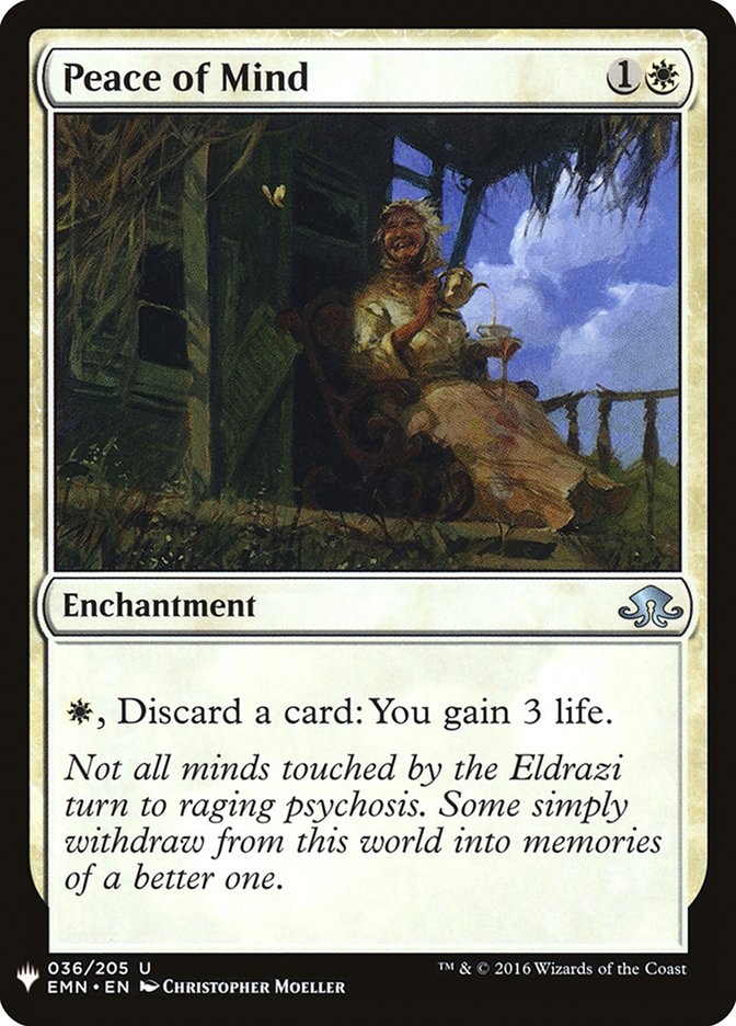 Peace of Mind [Mystery Booster] | Exor Games Summserside