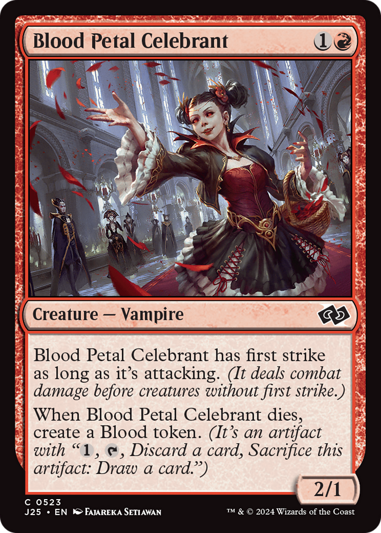 Blood Petal Celebrant [Foundations Jumpstart] | Exor Games Summserside