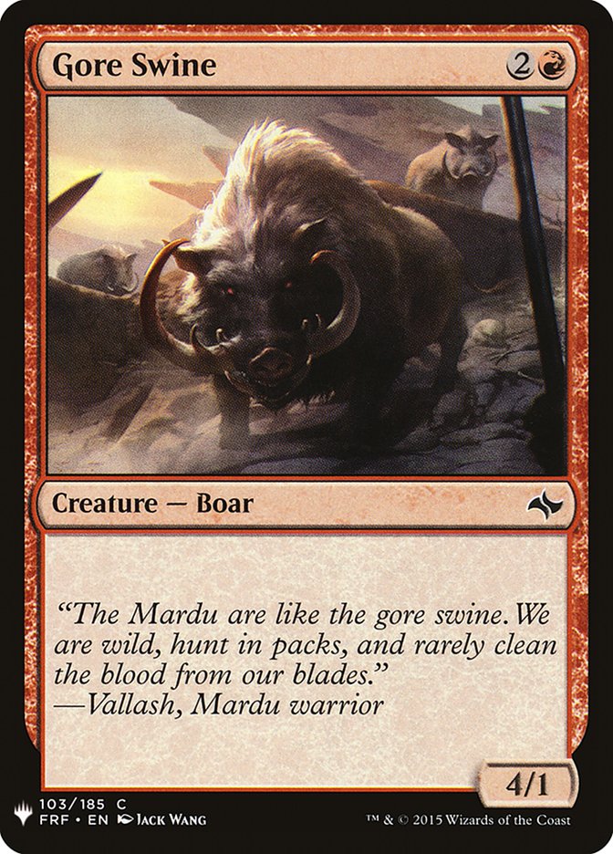 Gore Swine [Mystery Booster] | Exor Games Summserside