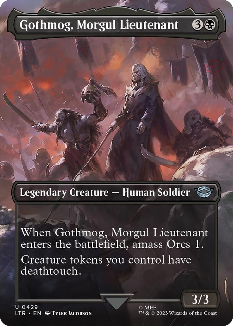 Gothmog, Morgul Lieutenant (Borderless Alternate Art) [The Lord of the Rings: Tales of Middle-Earth] | Exor Games Summserside