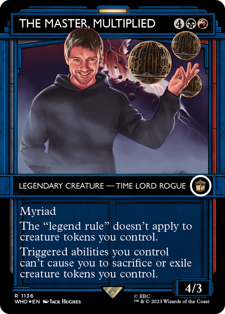 The Master, Multiplied (Showcase) (Surge Foil) [Doctor Who] | Exor Games Summserside