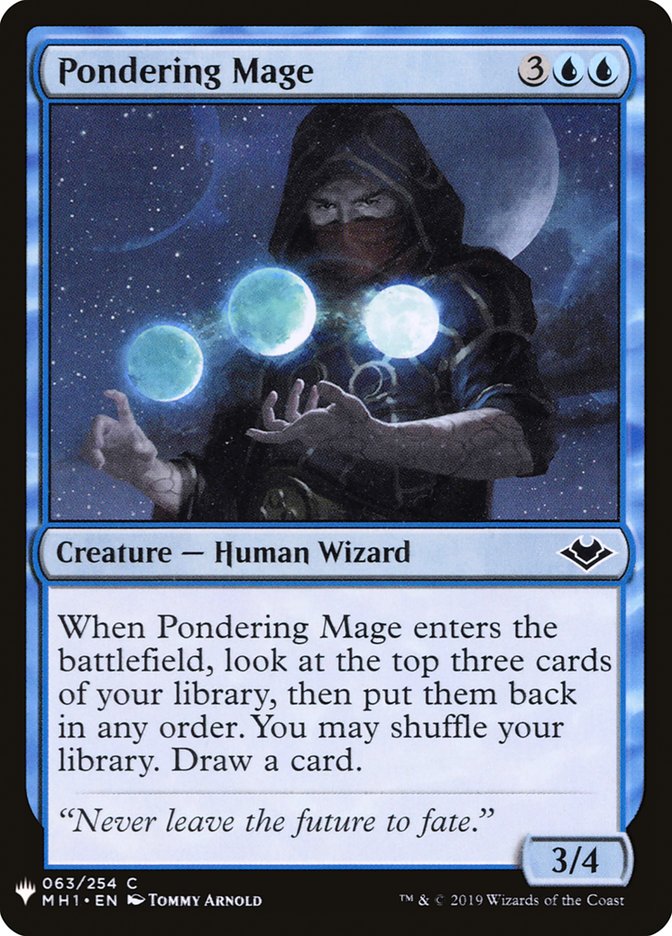 Pondering Mage [Mystery Booster] | Exor Games Summserside