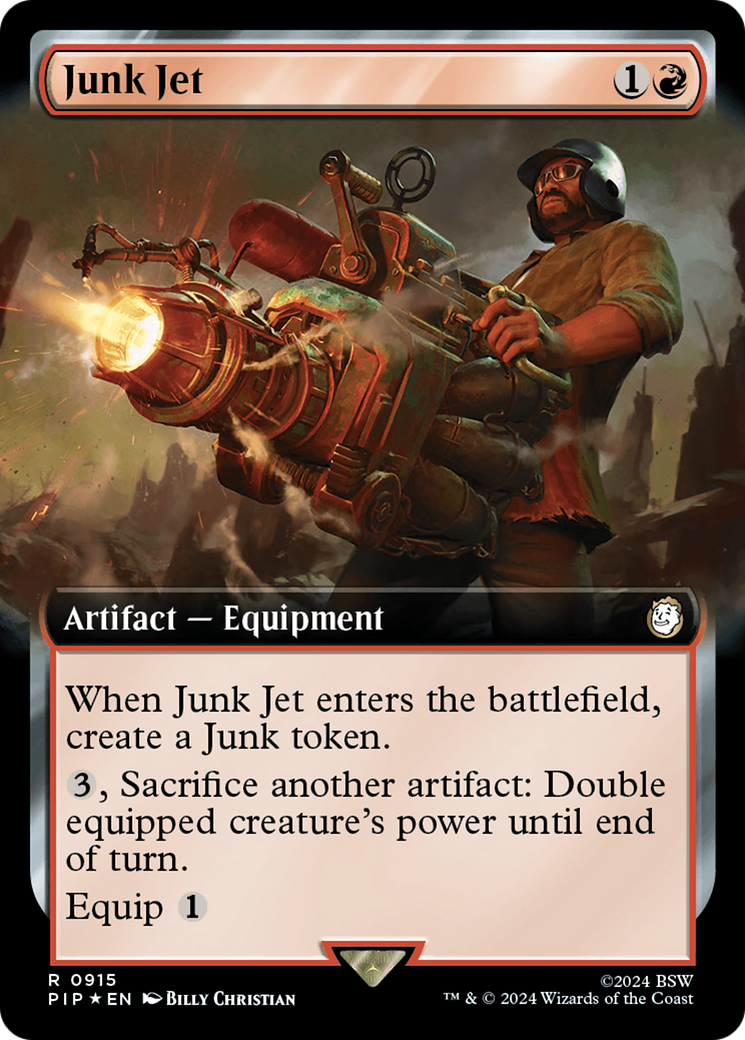 Junk Jet (Extended Art) (Surge Foil) [Fallout] | Exor Games Summserside