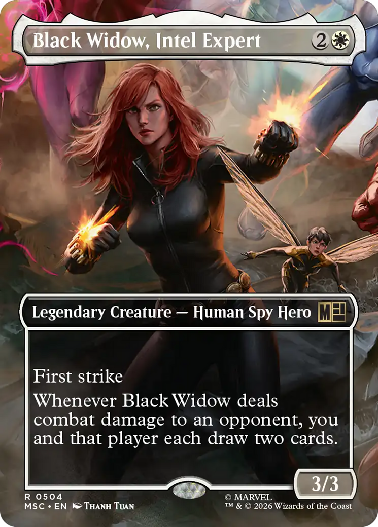 Black Widow, Intel Expert (Borderless) [Marvel Super Heroes Commander] | Exor Games Summserside