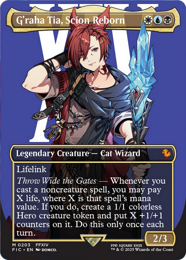 G'raha Tia, Scion Reborn (Borderless) [FINAL FANTASY Commander] | Exor Games Summserside