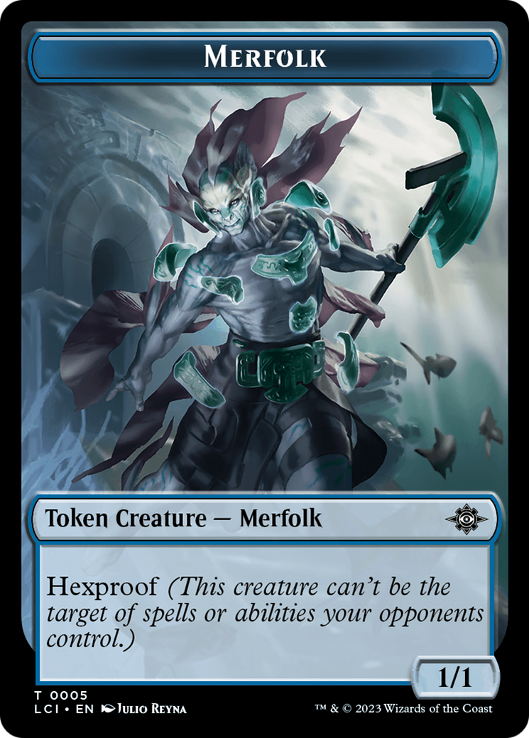 Merfolk Token [The Lost Caverns of Ixalan Tokens] | Exor Games Summserside