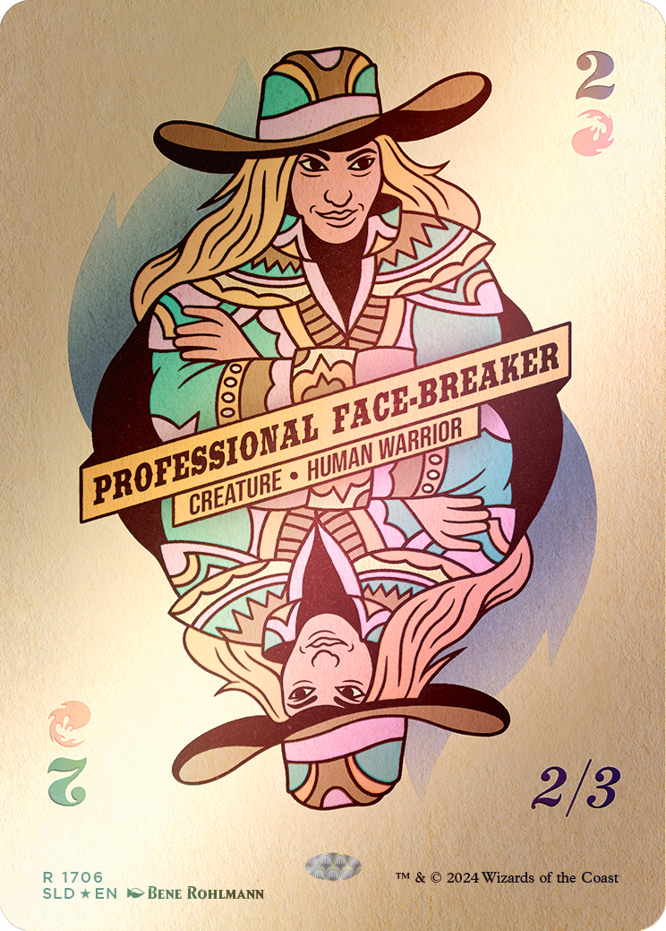 Professional Face-Breaker (Rainbow Foil) [Secret Lair Drop Series] | Exor Games Summserside