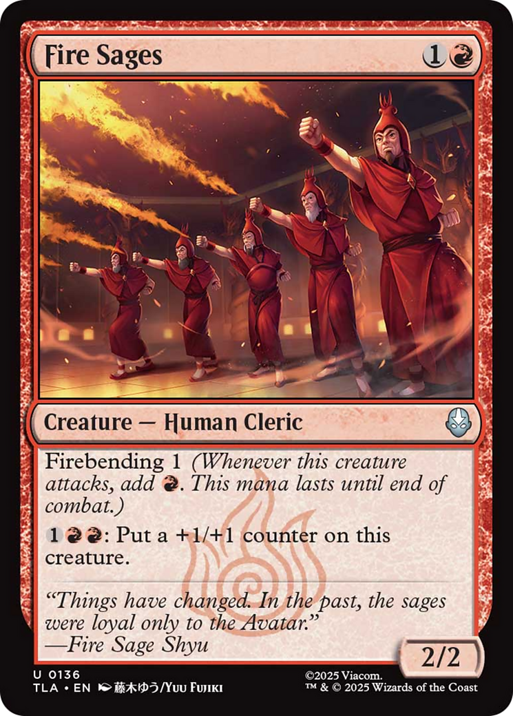 Fire Sages [Avatar: The Last Airbender] | Exor Games Summserside