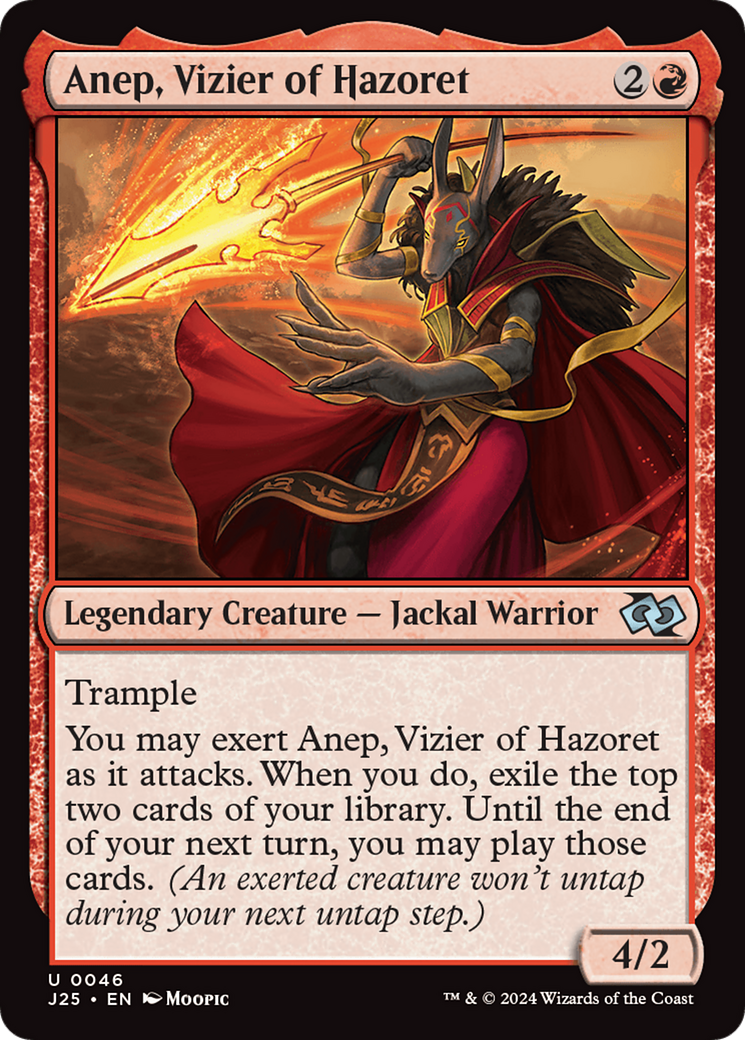 Anep, Vizier of Hazoret (Anime) [Foundations Jumpstart] | Exor Games Summserside