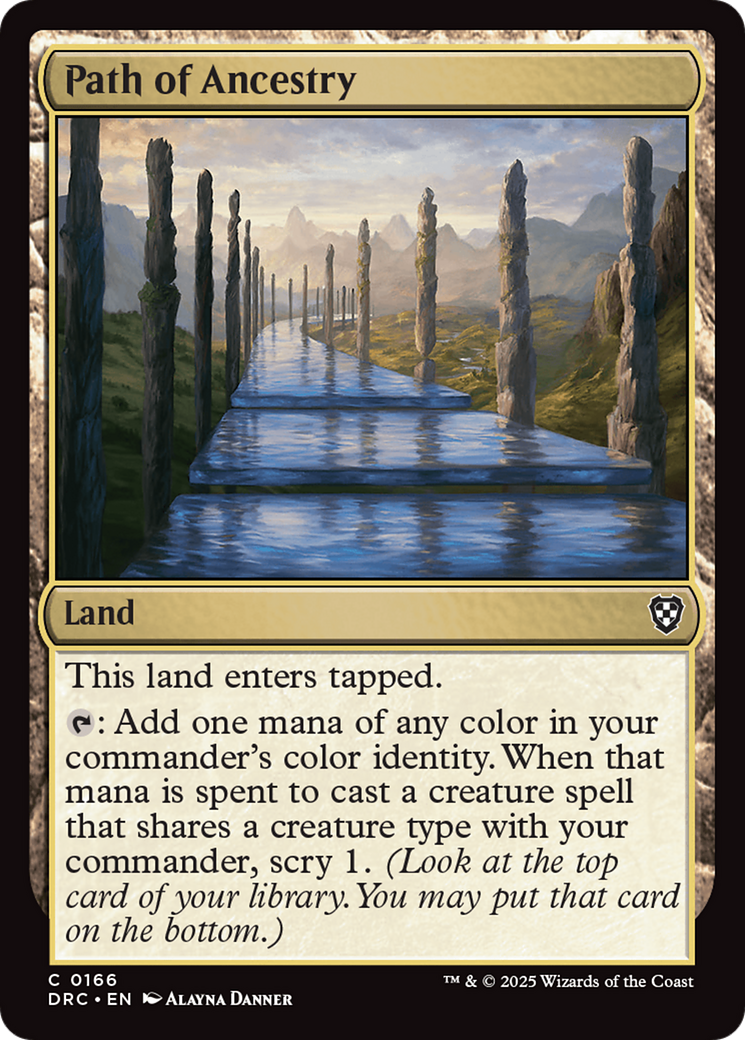 Path of Ancestry (0166) [Aetherdrift Commander] | Exor Games Summserside