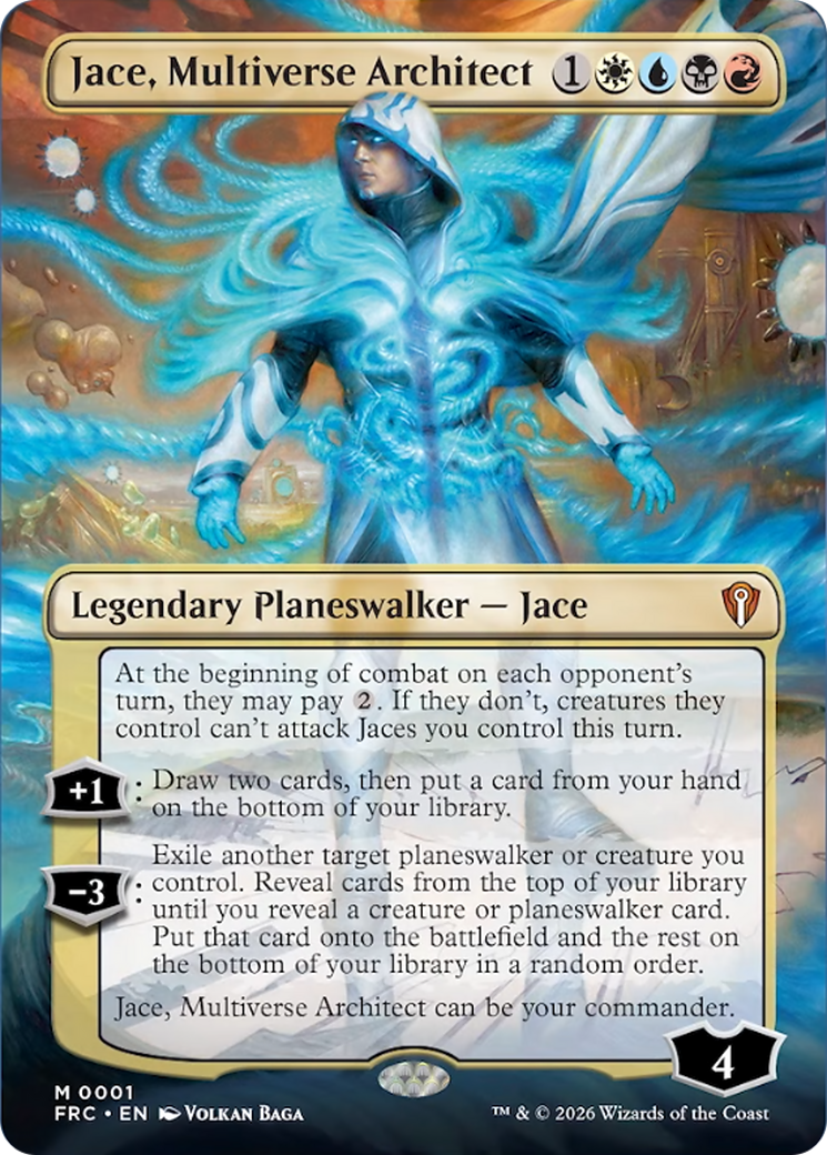 Jace, Multiverse Architect (Borderless) [Reality Fracture Commander] | Exor Games Summserside
