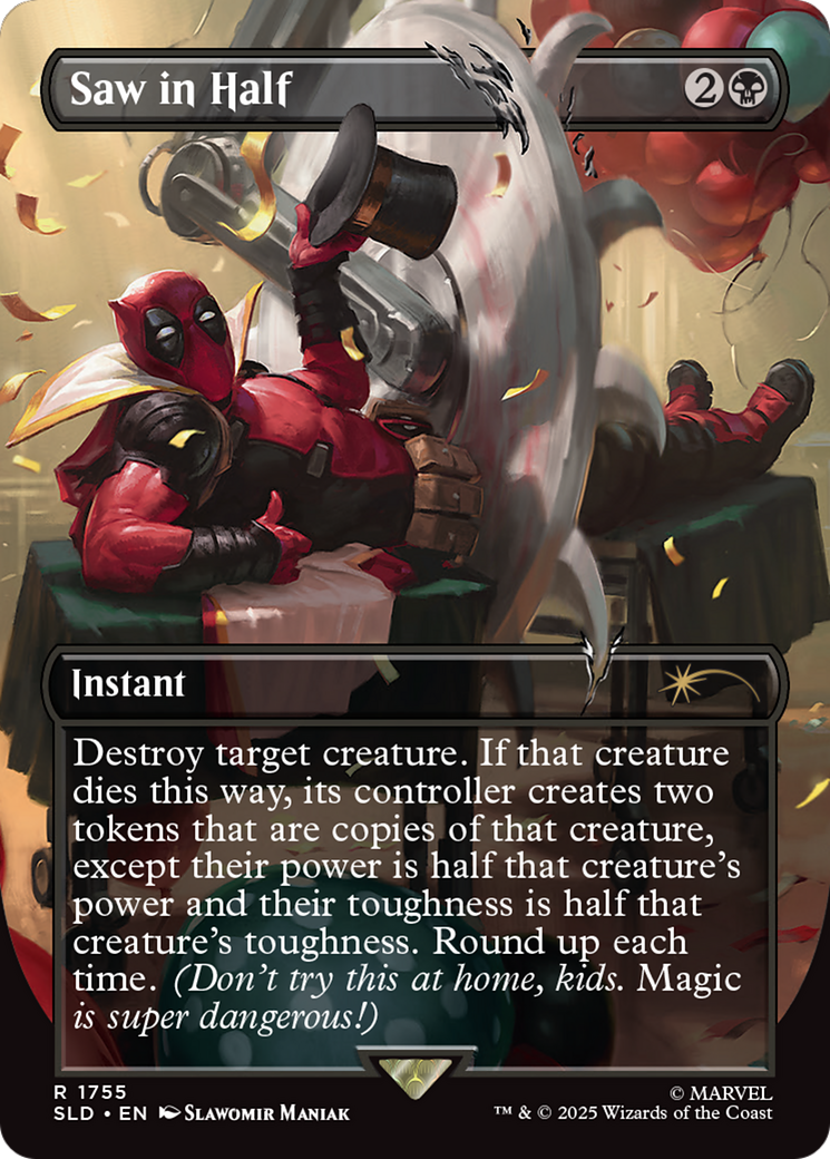 Saw in Half (Rainbow Foil) [Secret Lair Drop Series] | Exor Games Summserside