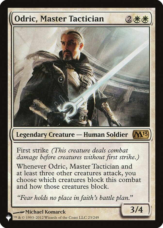 Odric, Master Tactician [The List] | Exor Games Summserside