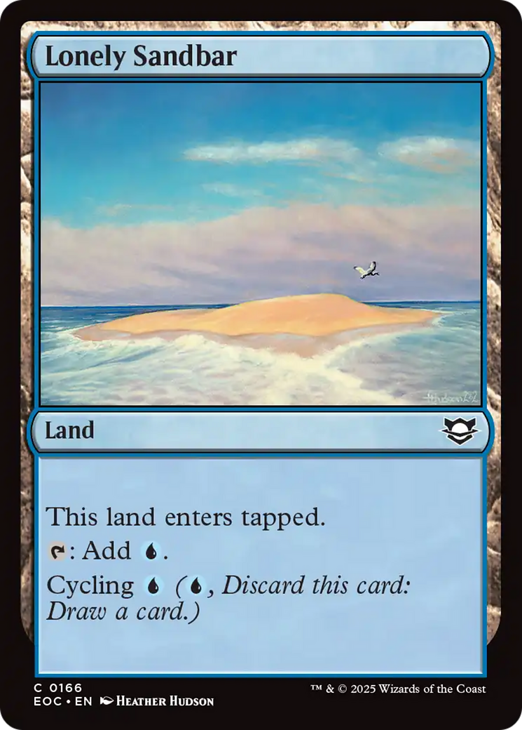 Lonely Sandbar [Edge of Eternities Commander] | Exor Games Summserside