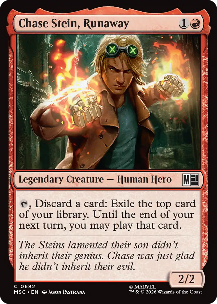 Chase Stein, Runaway [Marvel Super Heroes Commander] | Exor Games Summserside