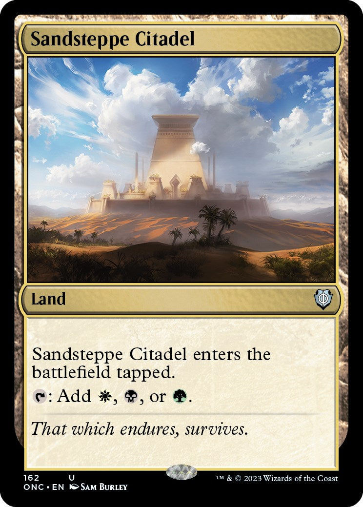 Sandsteppe Citadel [Phyrexia: All Will Be One Commander] | Exor Games Summserside