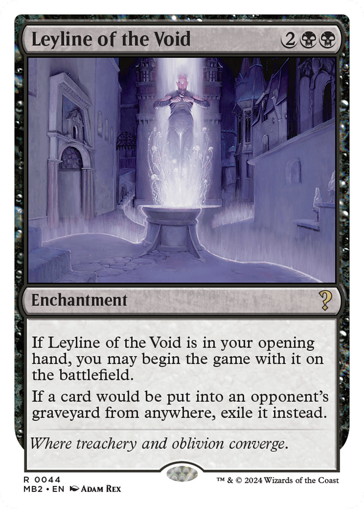 Leyline of the Void (White Border) [Mystery Booster 2] | Exor Games Summserside