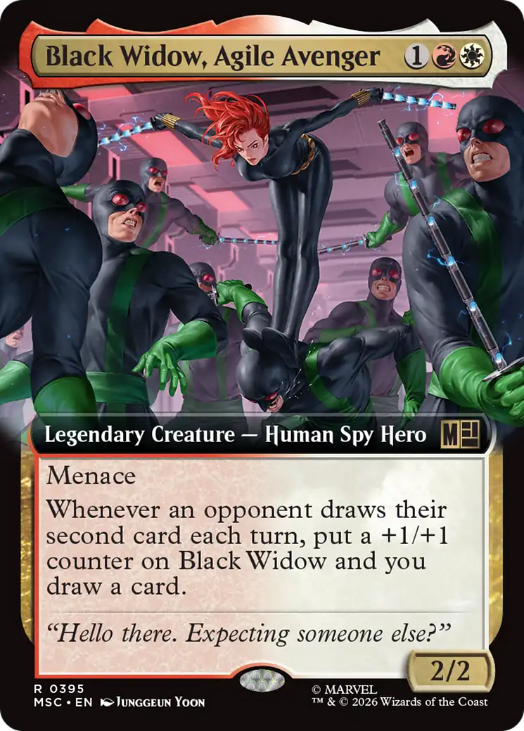 Black Widow, Agile Avenger (Extended Art) [Marvel Super Heroes Commander] | Exor Games Summserside