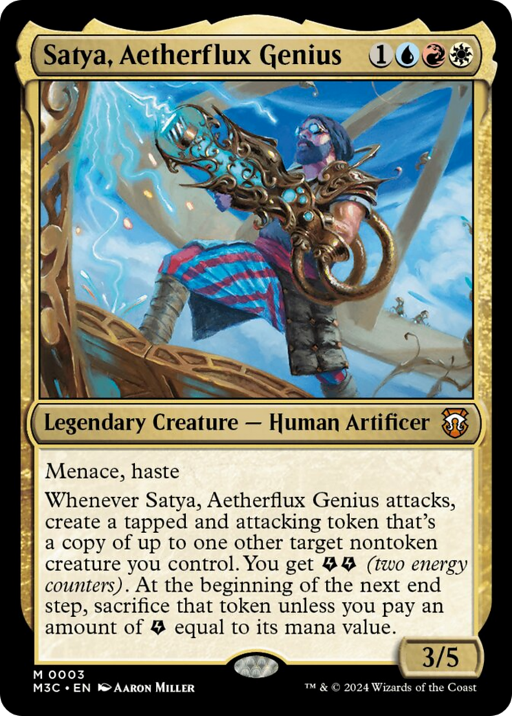 Satya, Aetherflux Genius [Modern Horizons 3 Commander] | Exor Games Summserside