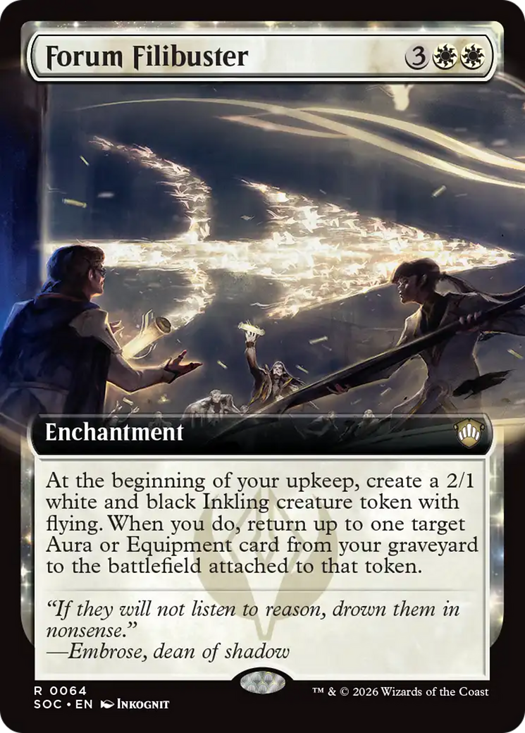 Forum Filibuster (Extended Art) [Secrets of Strixhaven Commander] | Exor Games Summserside