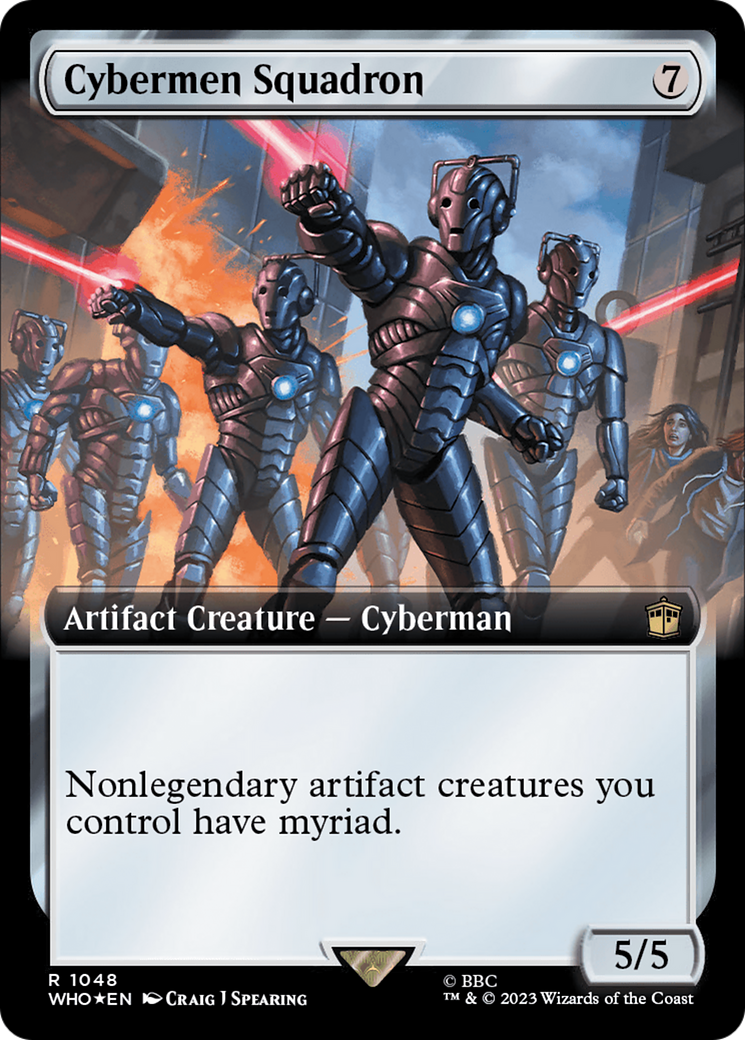 Cybermen Squadron (Extended Art) (Surge Foil) [Doctor Who] | Exor Games Summserside