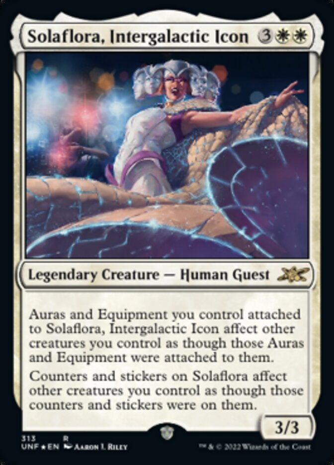 Solaflora, Intergalactic Icon (Galaxy Foil) [Unfinity] | Exor Games Summserside