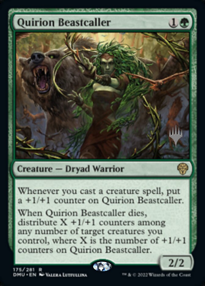 Quirion Beastcaller (Promo Pack) [Dominaria United Promos] | Exor Games Summserside