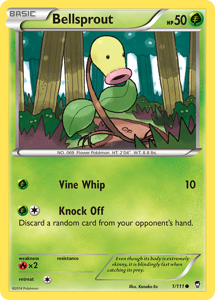 Bellsprout (1/111) [XY: Furious Fists] | Exor Games Summserside