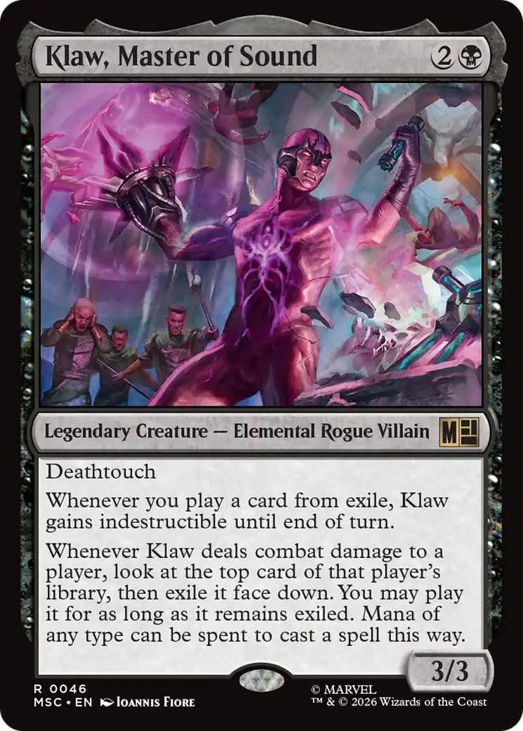 Klaw, Master of Sound [Marvel Super Heroes Commander] | Exor Games Summserside
