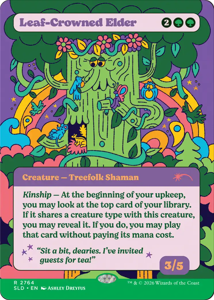 Leaf-Crowned Elder [Secret Lair Drop Series] | Exor Games Summserside