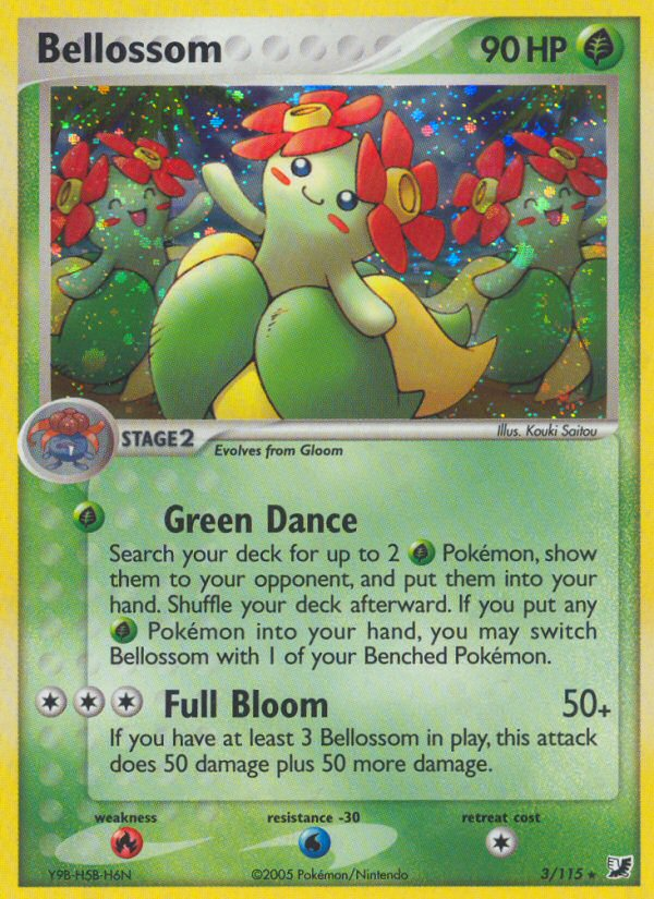 Bellossom (3/115) [EX: Unseen Forces] | Exor Games Summserside