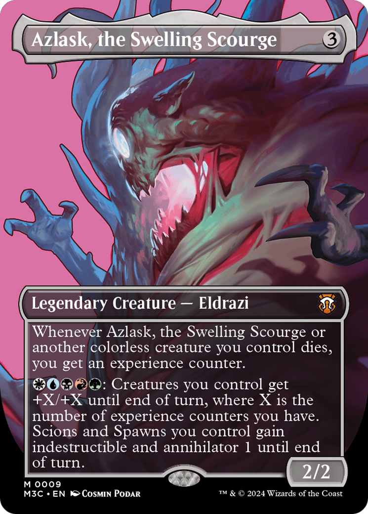 Azlask, the Swelling Scourge (Borderless) [Modern Horizons 3 Commander] | Exor Games Summserside