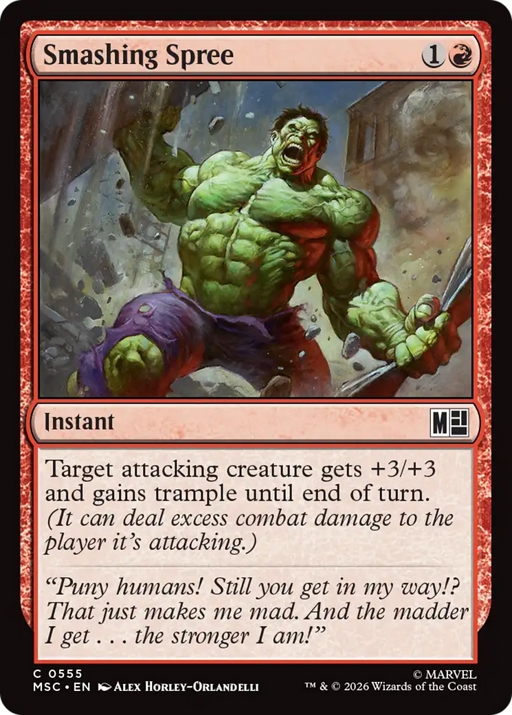 Smashing Spree [Marvel Super Heroes Commander] | Exor Games Summserside