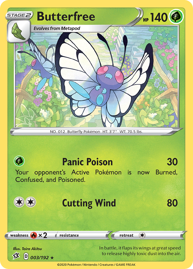 Butterfree (003/192) [Sword & Shield: Rebel Clash] | Exor Games Summserside