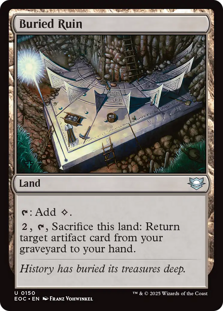 Buried Ruin [Edge of Eternities Commander] | Exor Games Summserside