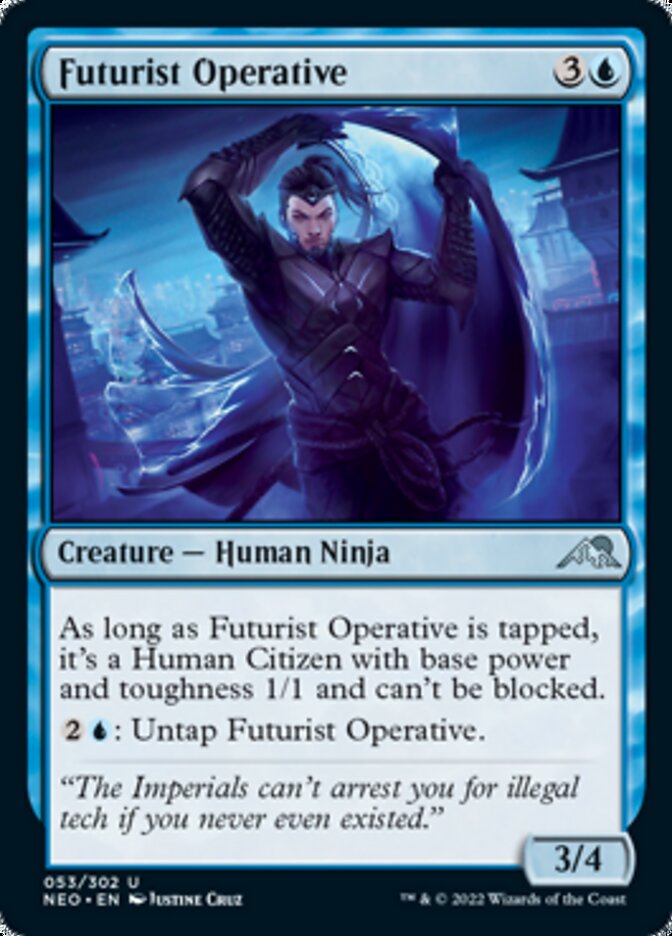 Futurist Operative [Kamigawa: Neon Dynasty] | Exor Games Summserside