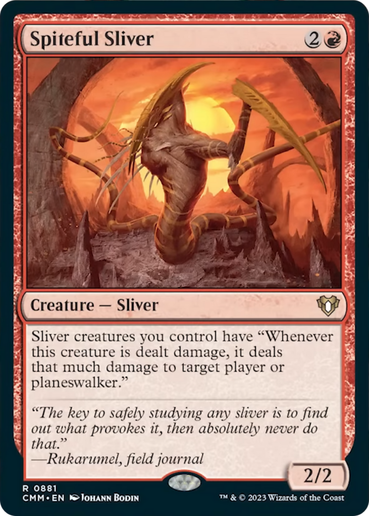 Spiteful Sliver [Commander Masters] | Exor Games Summserside
