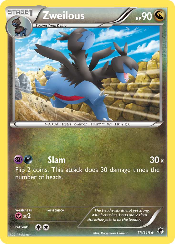 Zweilous (73/119) [XY: Phantom Forces] | Exor Games Summserside
