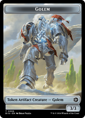 Golem // Plot Double-Sided Token [Outlaws of Thunder Junction: The Big Score Tokens] | Exor Games Summserside