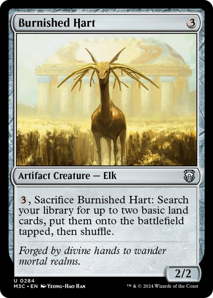 Burnished Hart (Ripple Foil) [Modern Horizons 3 Commander] | Exor Games Summserside