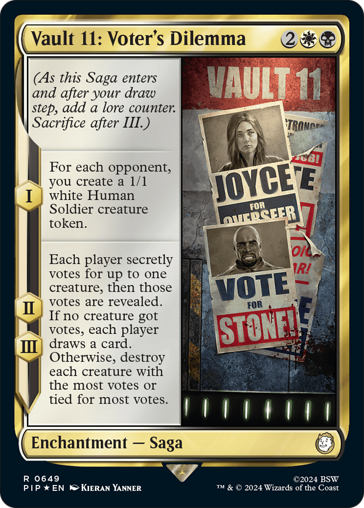 Vault 11: Voter's Dilemna (Surge Foil) [Fallout] | Exor Games Summserside