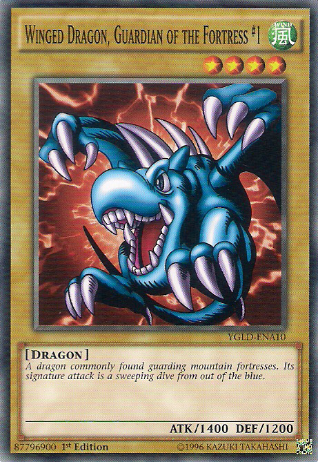 Winged Dragon, Guardian of the Fortress #1 [YGLD-ENA10] Common | Exor Games Summserside