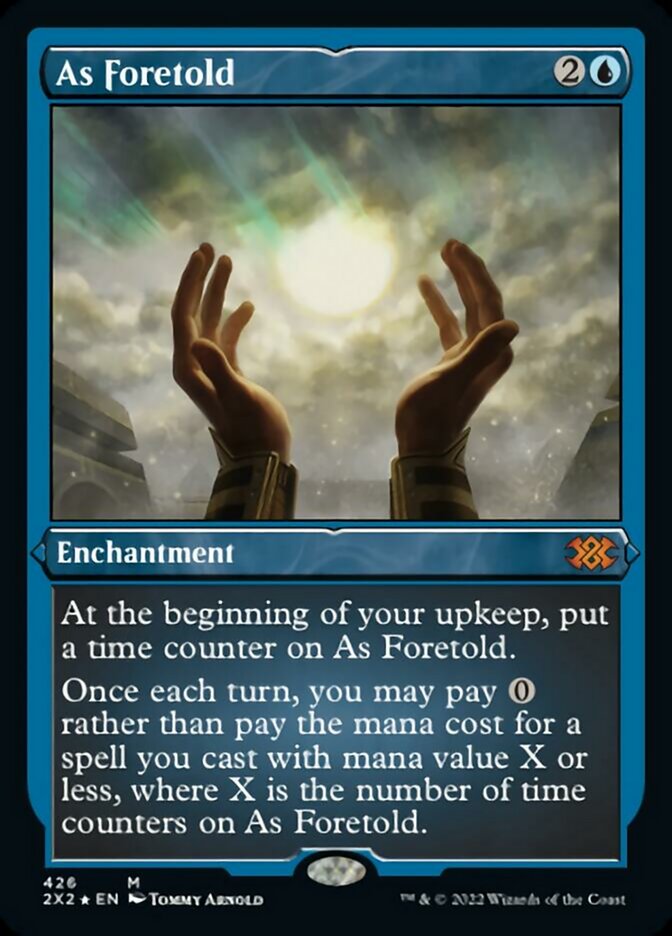 As Foretold (Foil Etched) [Double Masters 2022] | Exor Games Summserside