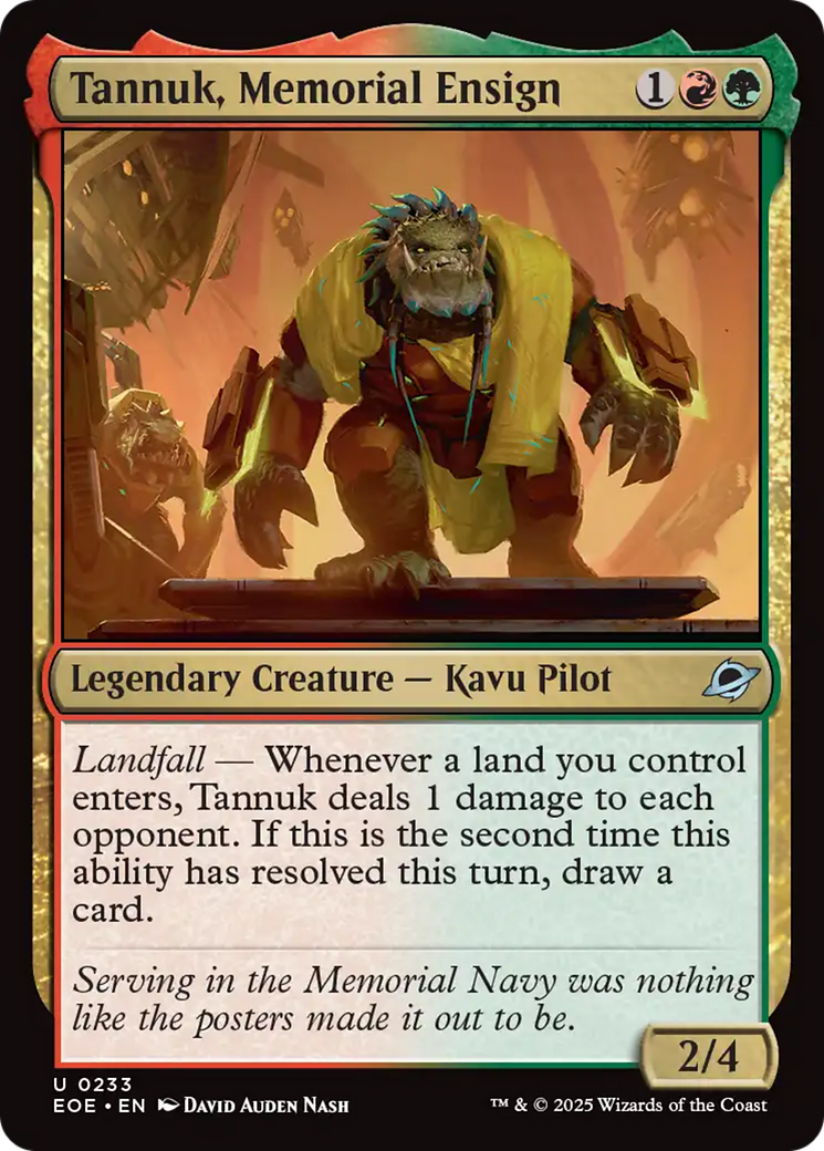 Tannuk, Memorial Ensign [Edge of Eternities] | Exor Games Summserside