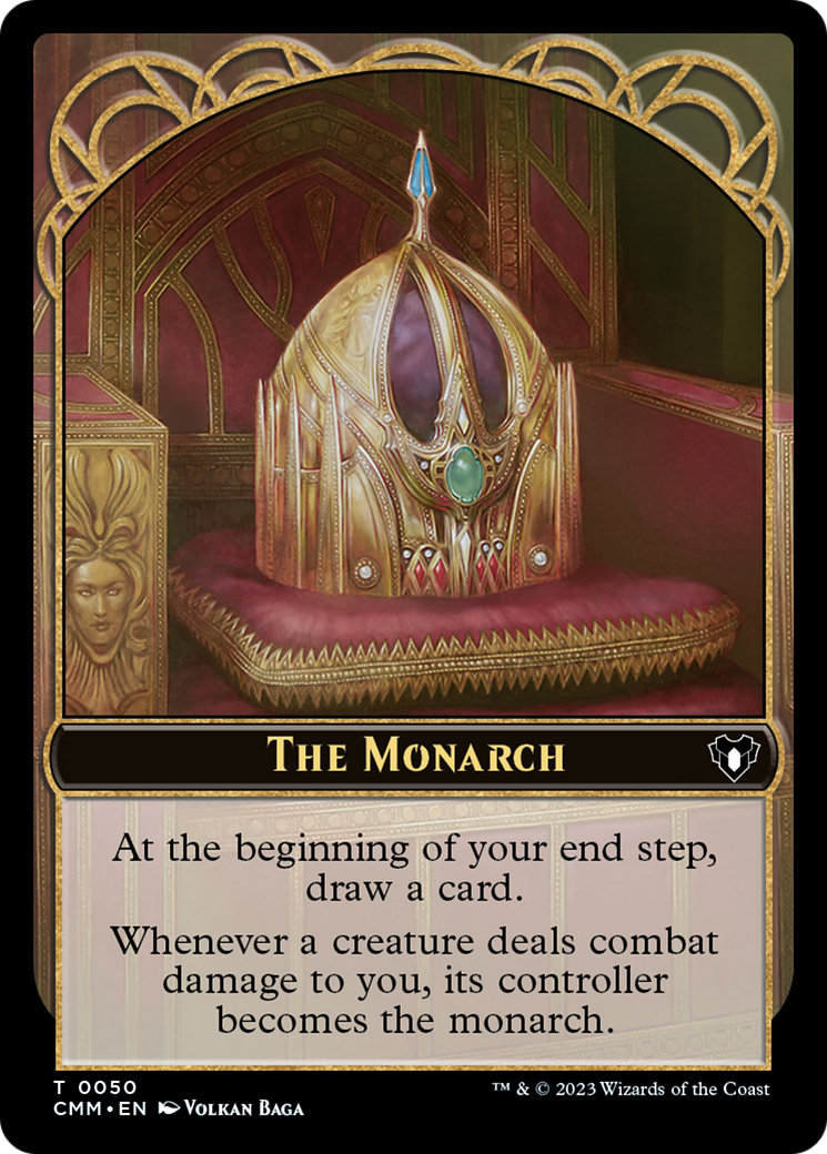 Copy (54) // The Monarch Double-Sided Token [Commander Masters Tokens] | Exor Games Summserside