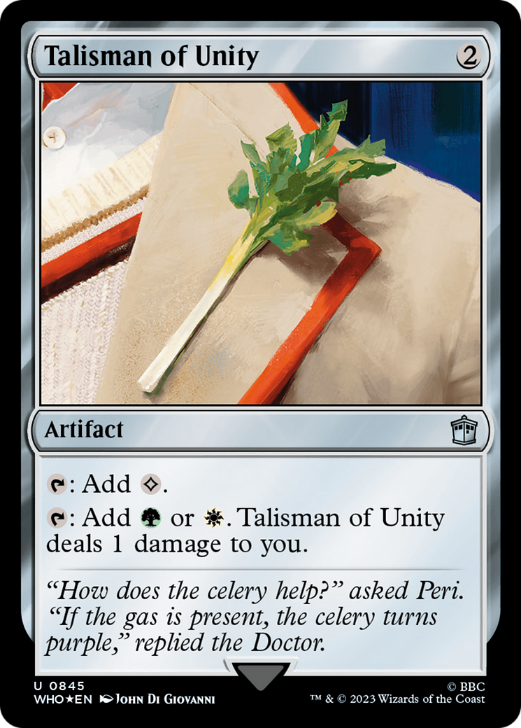 Talisman of Unity (Surge Foil) [Doctor Who] | Exor Games Summserside