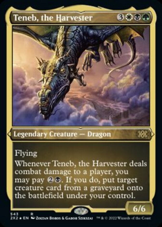 Teneb, the Harvester (Foil Etched) [Double Masters 2022] | Exor Games Summserside