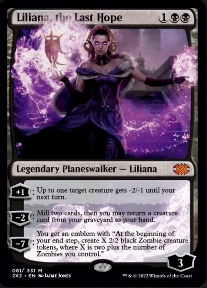 Liliana, the Last Hope [Double Masters 2022] | Exor Games Summserside