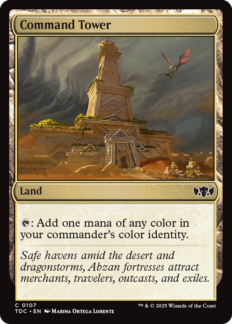 Command Tower [Tarkir: Dragonstorm Commander] | Exor Games Summserside