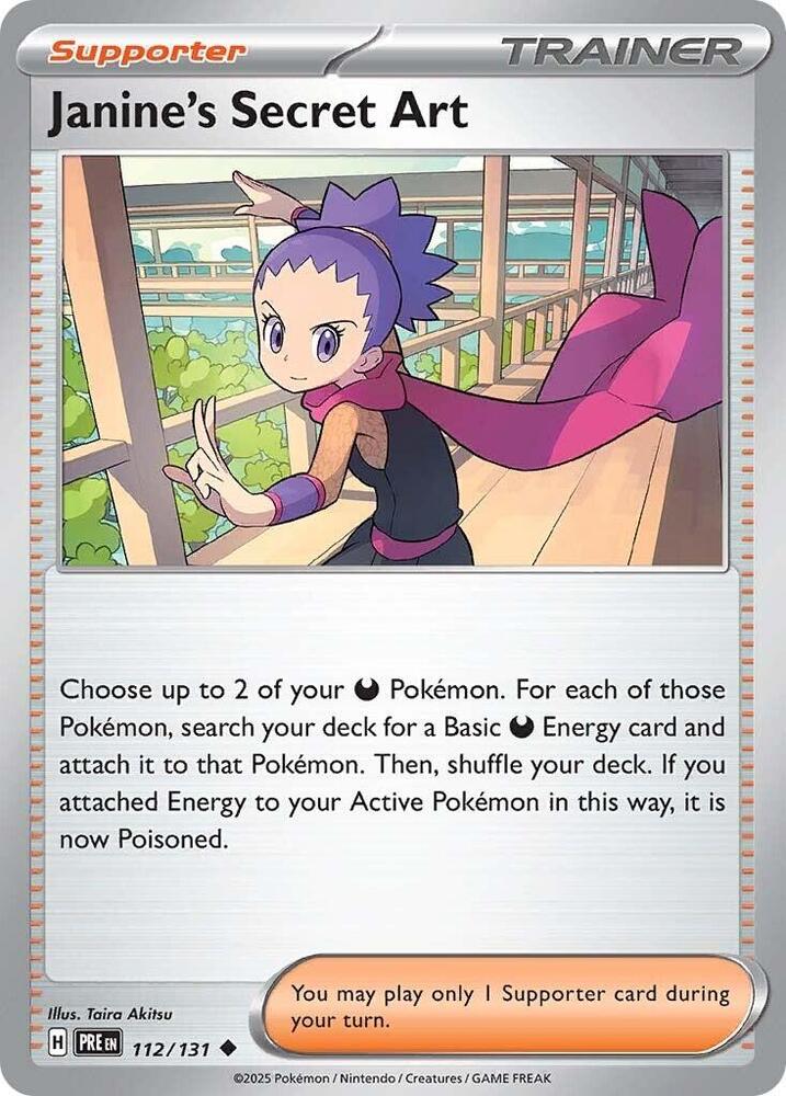 Janine's Secret Art (112/131) [Scarlet & Violet: Prismatic Evolutions] | Exor Games Summserside